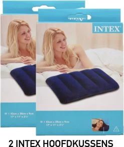 2 INTEX Opblaasbare Hoofdkussens - 43 X 28 X 9 Cm - Kampeerkussen - Reiskussen - Kussen - Festival - Festivalkussen - Opblaasbaar Kussen - Kopkussen - Reizen - Kamperen - Kamping - TWEE STUKS 5 2 INTEX Opblaasbare Hoofdkussens - 43 X 28 X 9 Cm - Kampeerkussen - Reiskussen - Kussen - Festival - Festivalkussen - Opblaasbaar Kussen - Kopkussen - Reizen - Kamperen - Kamping - TWEE STUKS -Kampeerclub 1009x1200 1
