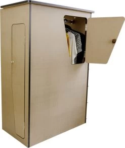 Camper Keuken MDF - Linkerkant EU - Inclusief Kledingstang + Wijnrek - Onbewerkt - Inbouw Kasten Inrichting Kampeerauto Caravan -Kampeerclub 1017x1200