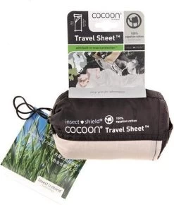 Cocoon TravelSheet - Lakenzak - Egyptisch Katoen - Beige -Kampeerclub 1021x1200 3