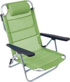 Bo-Camp Beach Chair - Monaco - Aluminium - Groen
