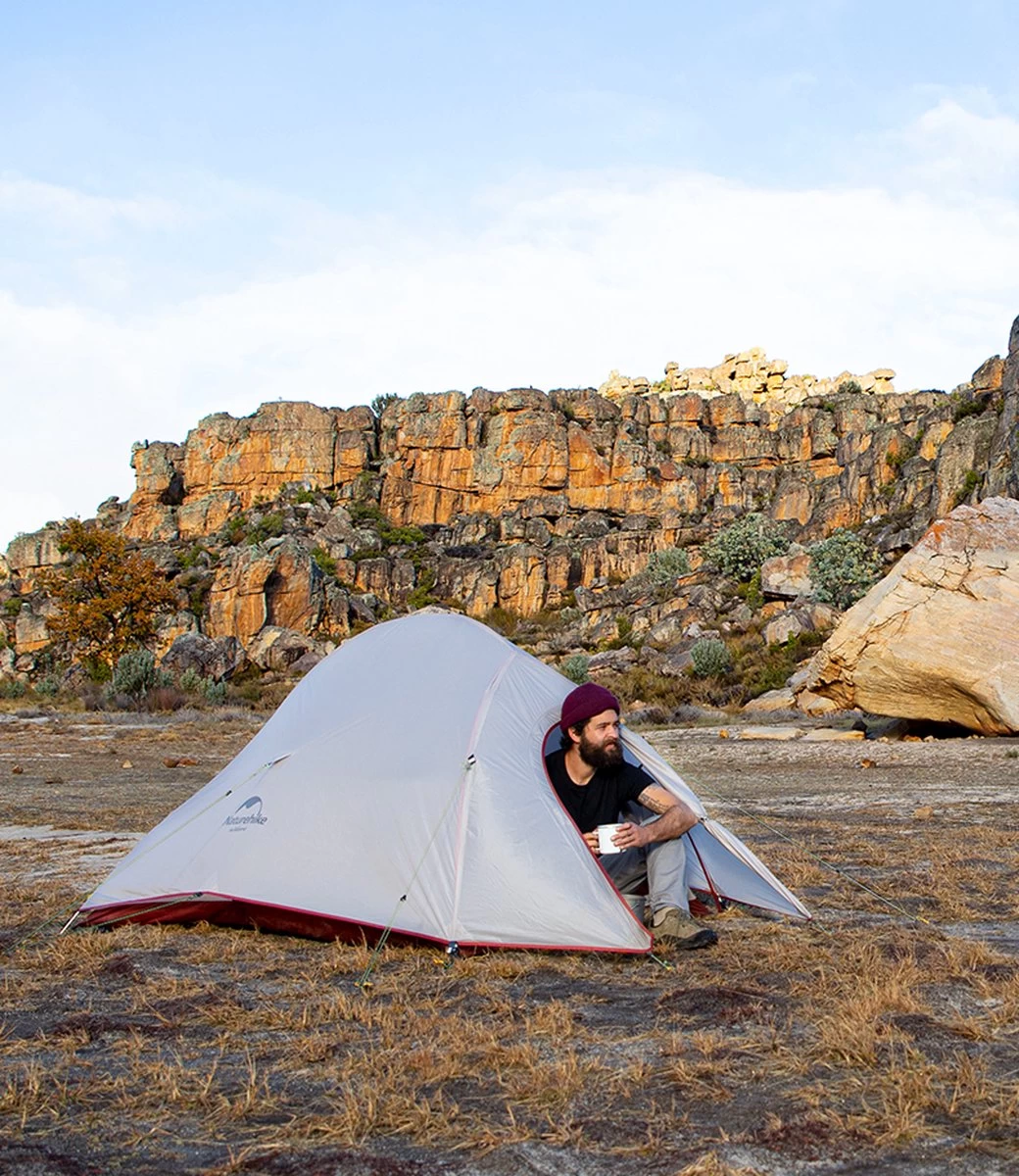 Cloud Up 3 Upgraded - Naturehike® - Tent 3 Persoons - Lichtgewicht Tent - Incl. Grondzeil - 20D 4000MM - Outdoor Kampeertent - Waterdicht - Hiking & Wandelen 6 Cloud Up 3 Upgraded - Naturehike® - Tent 3 Persoons - Lichtgewicht Tent - Incl. Grondzeil - 20D 4000MM - Outdoor Kampeertent - Waterdicht - Hiking & Wandelen - Afbeelding 6