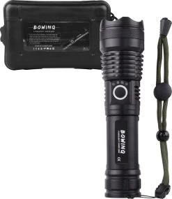 Zaklamp Led Oplaadbaar - Sterke 5000 MAh Batterij - 2000 Lumen - 5 Lichtmodi - USB - Zoom - 1 Jaar Garantie