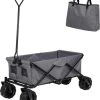 TecTake - Opvouwbare Bolderkar Heidrun Grijs