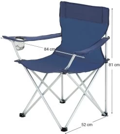 Set Van 2 Opvouwbare Campingstoelen, Klapstoelen Voor Buiten, Comfortabel, Met Armleuningen En Bekerhouders, Stabiel Frame, Draagvermogen 120 Kg - Blauw 11 Set Van 2 Opvouwbare Campingstoelen, Klapstoelen Voor Buiten, Comfortabel, Met Armleuningen En Bekerhouders, Stabiel Frame, Draagvermogen 120 Kg - Blauw -Kampeerclub 1078x1200 1