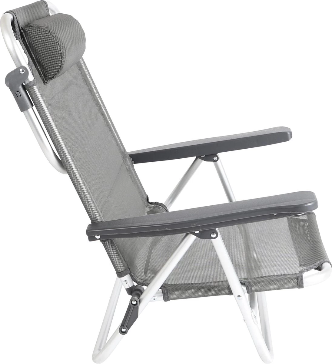 Bo-Camp Beach Chair - Monaco - Aluminium - Grijs 5 Bo-Camp Beach Chair - Monaco - Aluminium - Grijs - Afbeelding 5