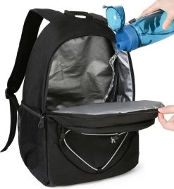 Koeltas Rugzak (25L) - Geschikt Voor 28 Blikjes - Lunchtas Voor Dames En Heren - Zwart -Kampeerclub 1106x1200 1