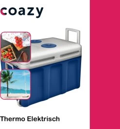 Koelbox Met Wielen Voor Auto & Camping Warm En Koud 40L - Frigobox Elektrisch 12v 230 Volt - MiniBar - Mini Koelkast | Verkoelt En Verwarmt | Eco-modus - Minibar - Mini Koelkast -Kampeerclub 1111x1200