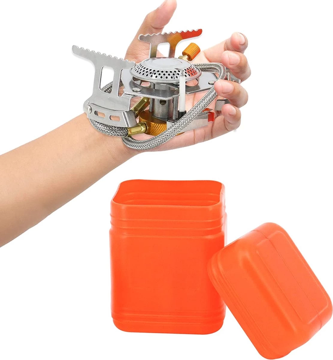 Ultralichte En Opvouwbare Gasbrander Op Pootjes Met Keramische Ontsteking 7 Ultralichte En Opvouwbare Gasbrander Op Pootjes Met Keramische Ontsteking - Afbeelding 7