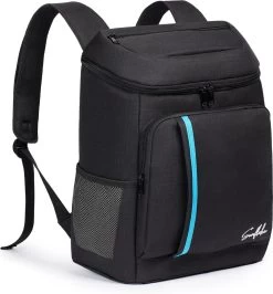 Sunflake Koelrugzak - Lunchtas - Koeltas Backpack Voor Dames & Heren - Zwart