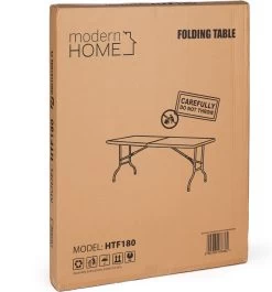 Inklapbare Tafel - Opklaptafel - 180x70x73,5 Cm - Wit 17 Inklapbare Tafel - Opklaptafel - 180x70x73,5 Cm - Wit -Kampeerclub 1117x1200