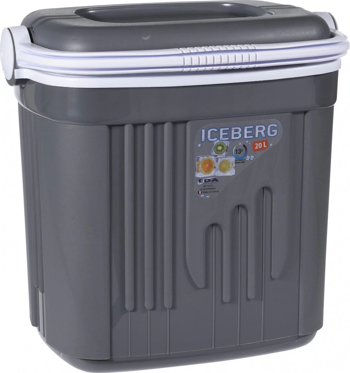 Merkloos ICEBERG Eda Koelbox Grijs - 20 Liter 1 Merkloos ICEBERG Eda Koelbox Grijs - 20 Liter