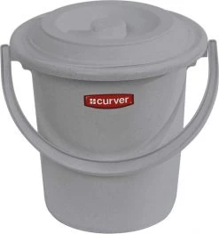 Curver Camping Toiletemmer - Met Deksel - 5 L - Ø 23,5 Cm - Lichtgrijs -Kampeerclub 1127x1200 7