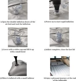 Opblaasbaar Matras Voor In De Auto, Opblaasbaar Bed, Opvouwbaar, Comfortabele Autostoel, Automatras Met Elektrische Luchtpomp En 3 Adapters, 2 Kussens En Draagtas, Voor Camping, Reizen (zwart) 11 Opblaasbaar Matras Voor In De Auto, Opblaasbaar Bed, Opvouwbaar, Comfortabele Autostoel, Automatras Met Elektrische Luchtpomp En 3 Adapters, 2 Kussens En Draagtas, Voor Camping, Reizen (zwart) -Kampeerclub 1131x1200 7