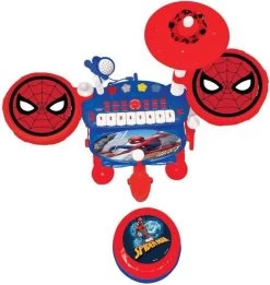 Lexibook Spider-Man Elektronische Drumkit Voor Kinderen, Realistisch Drumgeluid, 8-toetsen Toetsenbord, Mp3-stekker, Inclusief Stoel, Blauw/rood, K610SP 5 Lexibook Spider-Man Elektronische Drumkit Voor Kinderen, Realistisch Drumgeluid, 8-toetsen Toetsenbord, Mp3-stekker, Inclusief Stoel, Blauw/rood, K610SP -Kampeerclub 1134x1200