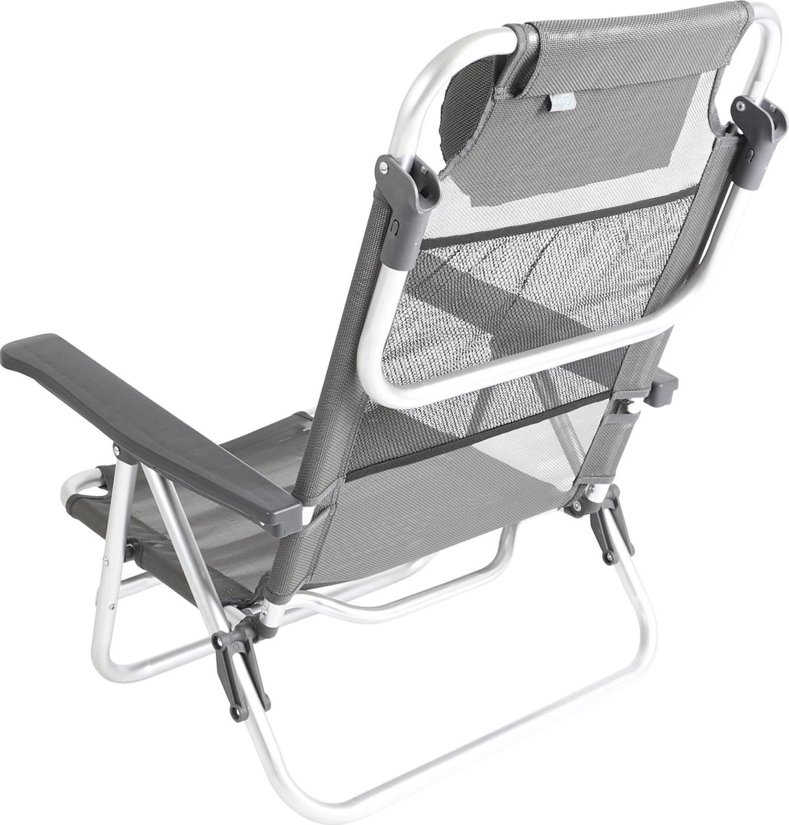 Bo-Camp Beach Chair - Monaco - Aluminium - Grijs 3 Bo-Camp Beach Chair - Monaco - Aluminium - Grijs - Afbeelding 3