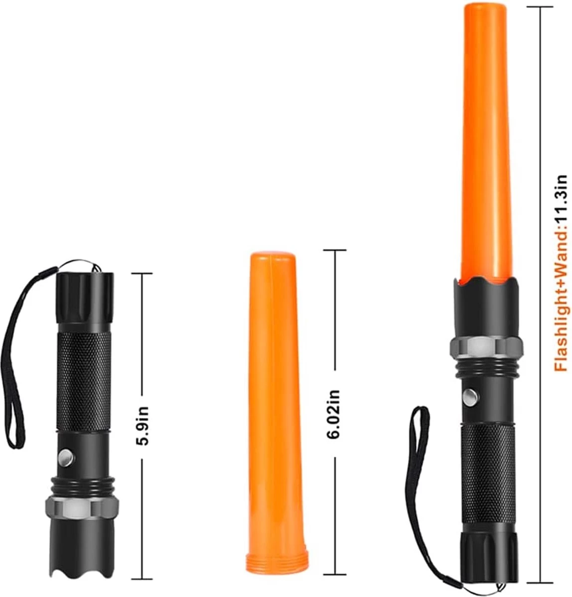 Igoods LED Zaklamp Oplaadbaar - Militaire Flashlight 6 Igoods LED Zaklamp Oplaadbaar - Militaire Flashlight - Afbeelding 6