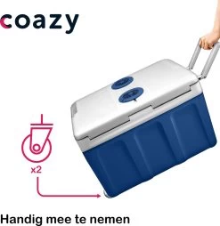 Koelbox Met Wielen Voor Auto & Camping Warm En Koud 40L - Frigobox Elektrisch 12v 230 Volt - MiniBar - Mini Koelkast | Verkoelt En Verwarmt | Eco-modus - Minibar - Mini Koelkast -Kampeerclub 1168x1200