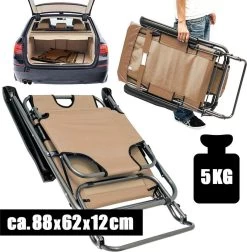 Ligstoel Opvouwbaar 155x60cm - Lichte Ligbed Relaxstoel Tuinstoel Campingstoel Strandstoel -Kampeerclub 1176x1200 1