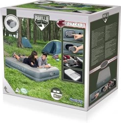 Bestway Luchtbed - 2 Personen - PVC/Polyester - Ingebouwde Oplaadbare Pomp - Fortech™ Materiaal - I-Beam Constructie - Ingebouwd Kussen -Kampeerclub 1180x1200 9