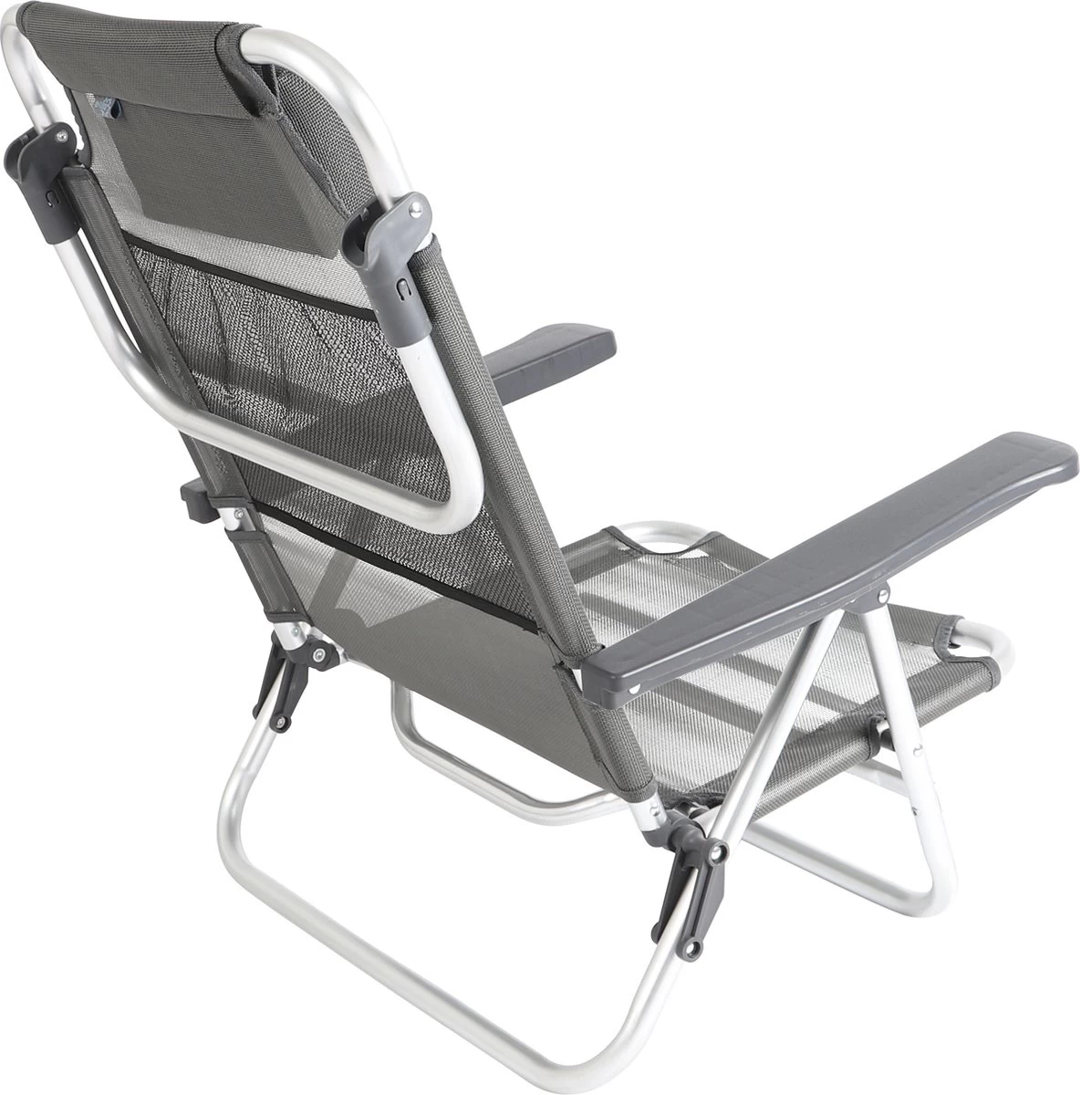Bo-Camp Beach Chair - Monaco - Aluminium - Grijs 4 Bo-Camp Beach Chair - Monaco - Aluminium - Grijs - Afbeelding 4