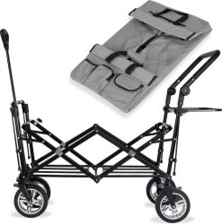 Rijoka Luxe Opvouwbare Bolderkar/Bolderwagen | Met Dakje En Draagtas | Marine Blauw -Kampeerclub 1186x1200 7