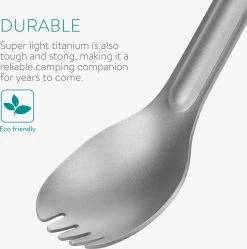 Navaris 2x Spork Met Extra Lange Handgreep - Set Van 2 - Campingbestek Van Titanium - Bestek Voor Onderweg - Lichtgewicht - Inclusief Bewaarzakje 8 Navaris 2x Spork Met Extra Lange Handgreep - Set Van 2 - Campingbestek Van Titanium - Bestek Voor Onderweg - Lichtgewicht - Inclusief Bewaarzakje -Kampeerclub 1188x1200 4