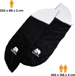 Deryan Cocoon Pop Up Tent - Slaapzak - Luchtbed - Luchtpomp - 4 Persoons - Zilver -Kampeerclub 1189x1200 5