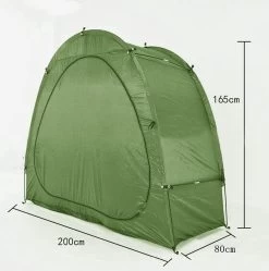 Merkloos Fietstent, Beschermhoes Fietsenschuur, Tent Voor Camping In De Open Lucht-groen 200*80*165CM -Kampeerclub 1191x1200 3