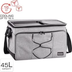 Bomoe Opvouwbare Koeltas IceBreezer KT43 - Koelbox Voor Onderweg - 43x32x28 Cm - 45 Liter - Picknicktas Perfect Voor Barbecues Of Festivals