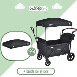 FableKids LEO X2 Lite Opvouwbare Handkar Met Dak Onyx Zwart 14 FableKids LEO X2 Lite Opvouwbare Handkar Met Dak Onyx Zwart -Kampeerclub 1194x1200 7
