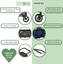 FableKids LEO X4Lite Opvouwbare Handkar Met Dak Onyx Zwart -Kampeerclub 1195x1200 13