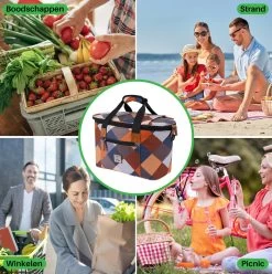 Brisby 4 Laags Geïsoleerde Koeltas - Boodschappentas 21 Liter - Block 13 Brisby 4 Laags Geïsoleerde Koeltas - Boodschappentas 21 Liter - Block -Kampeerclub 1197x1200 28
