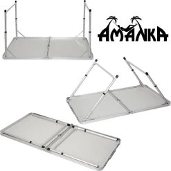 Aluminium Kampeertafel 120x60cm - Campingtafel Inklapbaar - 3-voudig Verstelbare Vouwtafel Antraciet 13 Aluminium Kampeertafel 120x60cm - Campingtafel Inklapbaar - 3-voudig Verstelbare Vouwtafel Antraciet -Kampeerclub 1198x1200 2