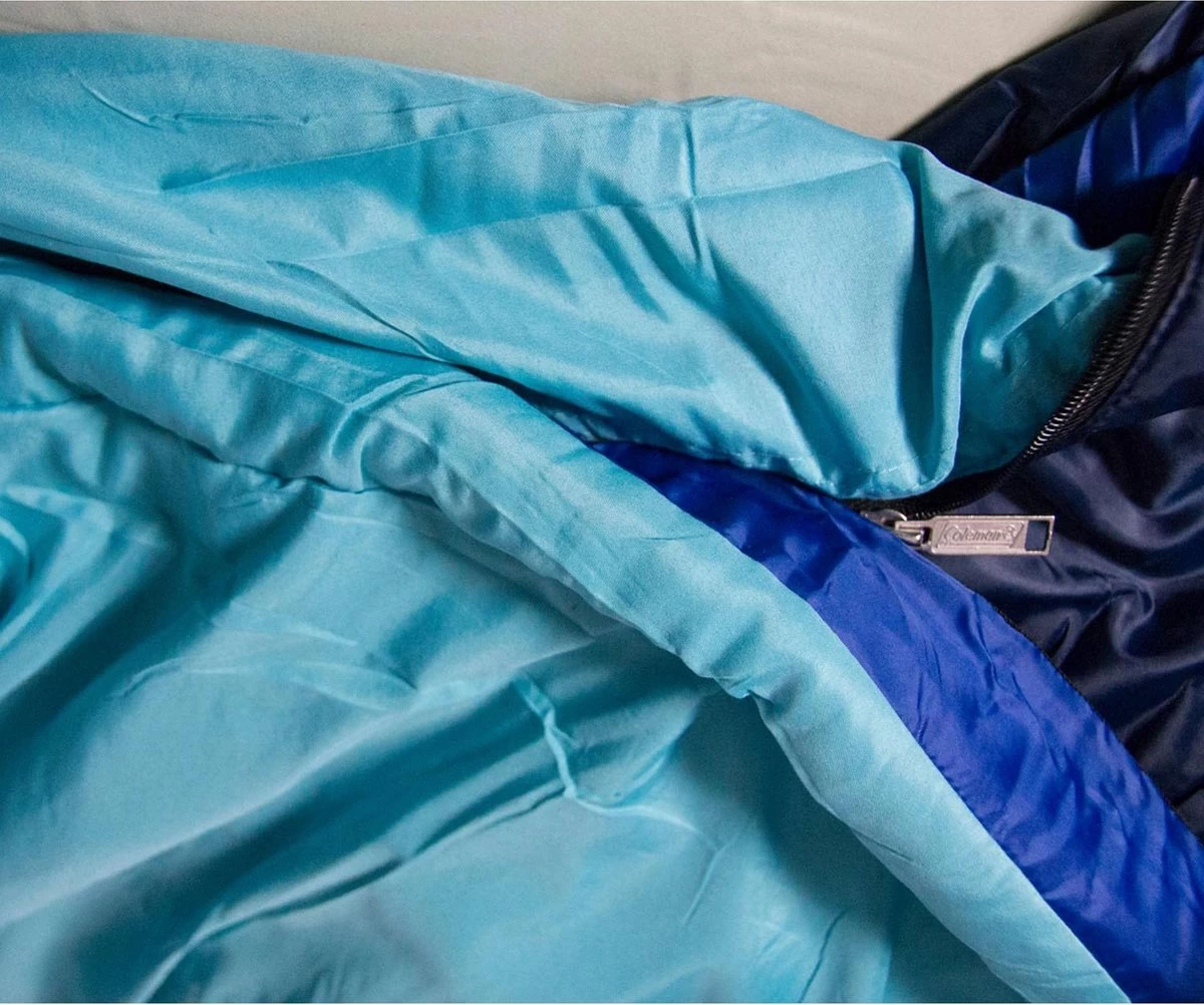 Coleman Fision 100 Mummy Slaapzak - 208 X 81 Cm - Blauw 2 Coleman Fision 100 Mummy Slaapzak - 208 X 81 Cm - Blauw - Afbeelding 2