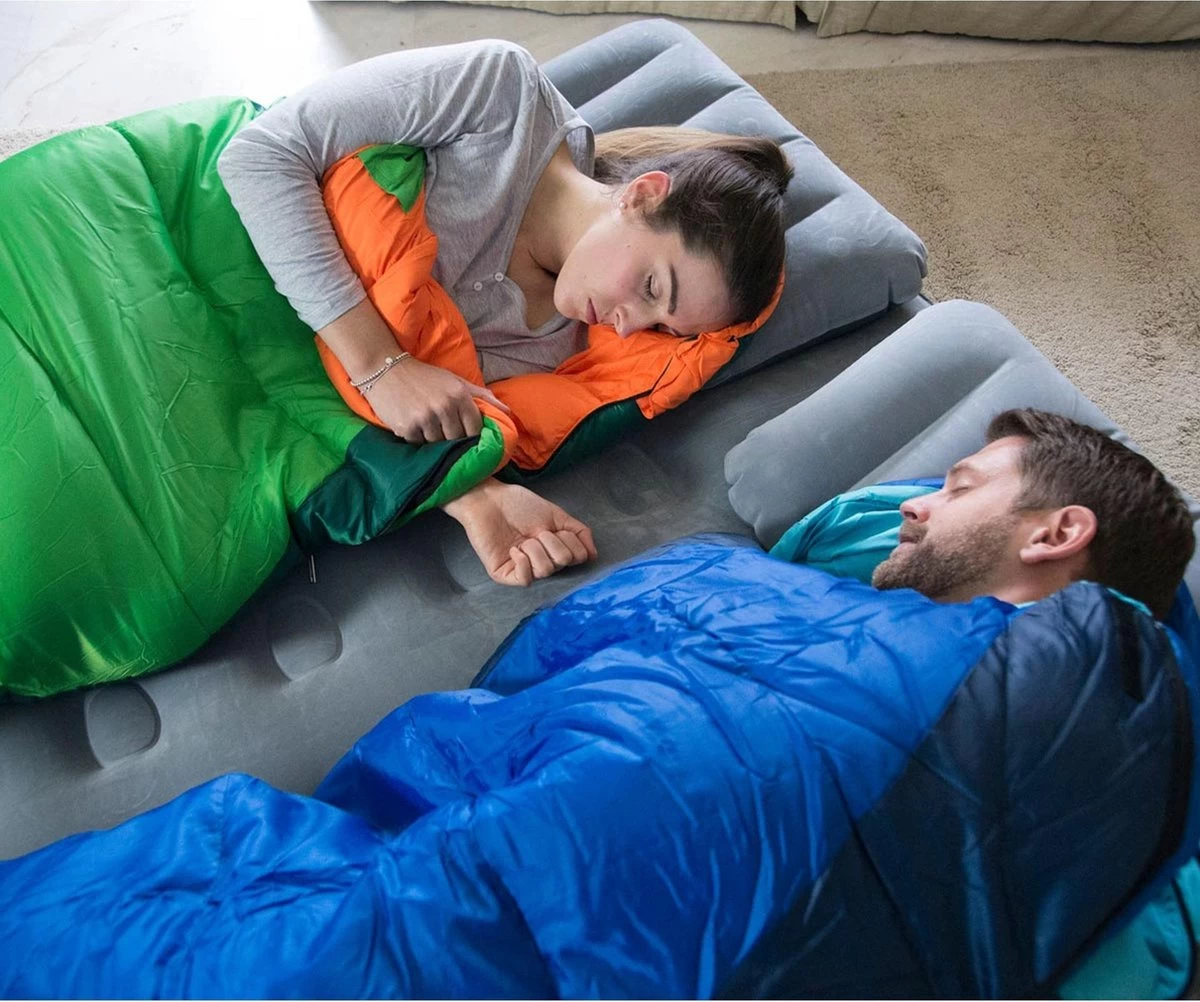 Coleman Fision 100 Mummy Slaapzak - 208 X 81 Cm - Blauw 4 Coleman Fision 100 Mummy Slaapzak - 208 X 81 Cm - Blauw - Afbeelding 4