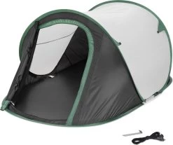 JEMIDI Tweepersoons Pop-up Tent - Opgooitent, Werptent Voor 2 Personen - Ideaal Als Festivaltent Of Kampeertent - Verschillende Kleuren -Kampeerclub 1200x1008 1