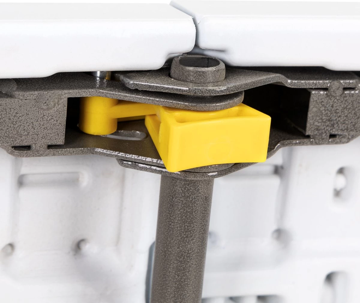 Inklapbare Tafel - Opklaptafel - 180x70x73,5 Cm - Wit 7 Inklapbare Tafel - Opklaptafel - 180x70x73,5 Cm - Wit - Afbeelding 7