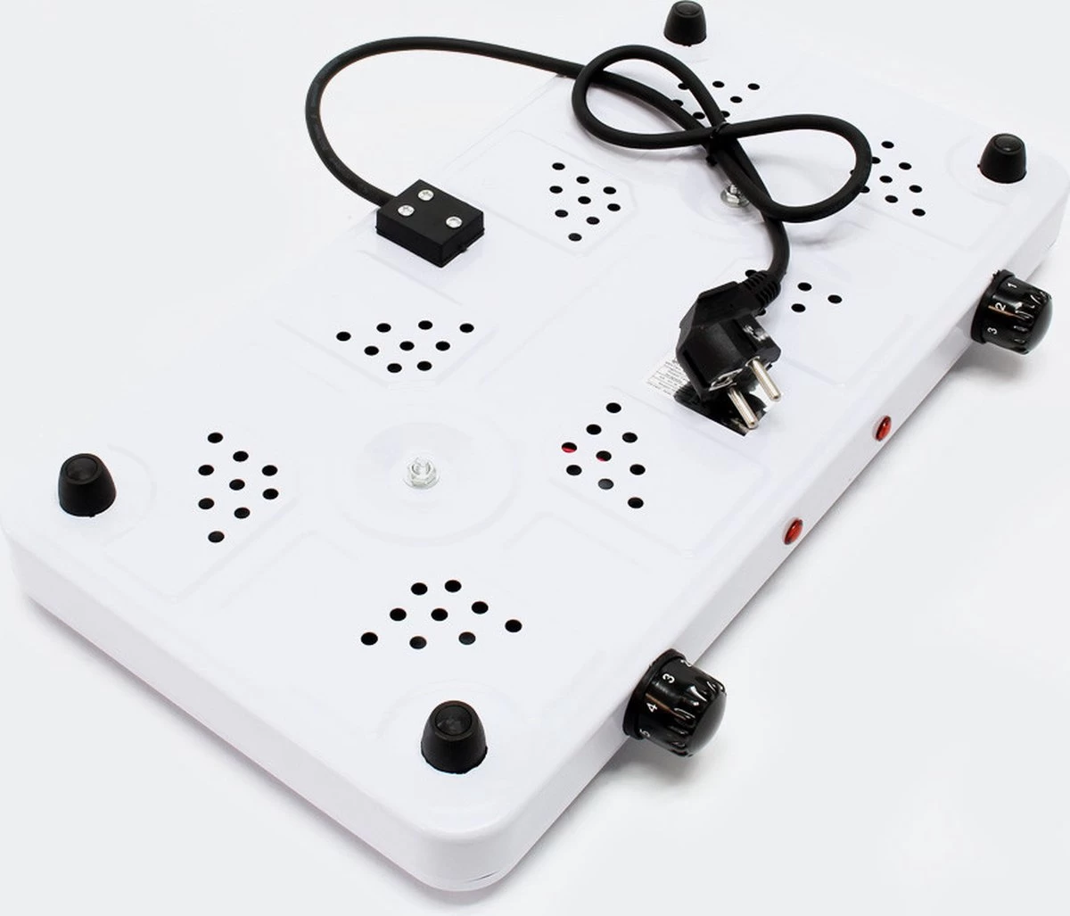 Dubbele Elektrische Kookplaat 2-Pits - Losse Camping Kookstel Fornuis - Kooktoestel Kampeer Kookstel 3 Dubbele Elektrische Kookplaat 2-Pits - Losse Camping Kookstel Fornuis - Kooktoestel Kampeer Kookstel - Afbeelding 3