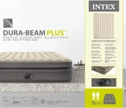 Intex Prime Comfort - Luchtbed - 2-Persoons - 152x203x51 Cm (BxLxH) - Grijs - Met Ingebouwde Motorpomp 15 Intex Prime Comfort - Luchtbed - 2-Persoons - 152x203x51 Cm (BxLxH) - Grijs - Met Ingebouwde Motorpomp -Kampeerclub 1200x1029 6