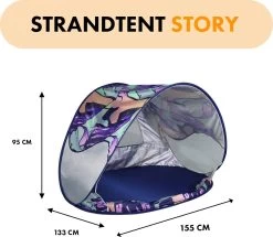 Deryan Luxe Pop Up Strandtent - Anti-UV 50+ - Story -Kampeerclub 1200x1045 3