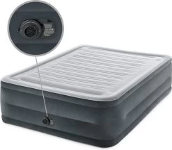 Intex Luchtbed - 2-Persoons - 152 X 203 X 33 Cm - Grijs - Met Ingebouwde Pomp, Hoeslaken Wit En Reparatieset -Kampeerclub 1200x1047 11