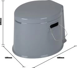 Bo-Camp Draagbaar Camping Toilet - 7 Liter - Grijs -Kampeerclub 1200x1056 7