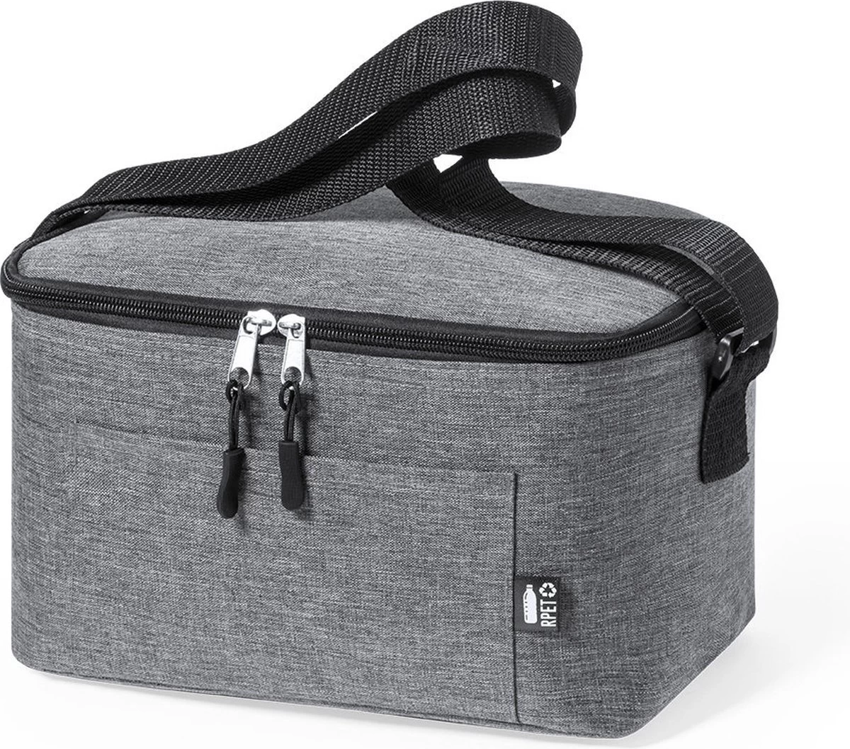 Merkloos Koeltas - Lunchtas - Koeltasje Lunch - Koelelementen - Isolatie - Volwassenen - Dames - Heren - RPET - Polyester - Aluminium - Grijs 3 Merkloos Koeltas - Lunchtas - Koeltasje Lunch - Koelelementen - Isolatie - Volwassenen - Dames - Heren - RPET - Polyester - Aluminium - Grijs - Afbeelding 3