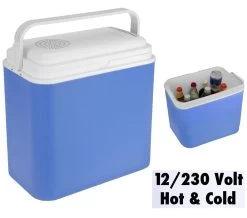 Excellent Cool Solutions - Draagbare Koelbox - Met Verwarm Functie - Blauw/wit - 24 Liter - 12V & 230V -Kampeerclub 1200x1060 3