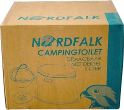 NordFalk Draagbaar Campingtoilet 6 Liter - Camping Toilet Met Binnenemmer - Incl. Deksel En Rolhouder -Kampeerclub 1200x1063 11