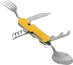 Merkloos Bestek - All -In-One Vork / Lepel / Mes / Flesopener/ Tirbuson - Blauw 9 Merkloos Bestek - All -In-One Vork / Lepel / Mes / Flesopener/ Tirbuson - Blauw -Kampeerclub 1200x1068 3