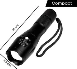 Merkloos Professionele 1000 Lumen LED Zaklamp Met Zoomfunctie 10 Merkloos Professionele 1000 Lumen LED Zaklamp Met Zoomfunctie -Kampeerclub 1200x1070 7