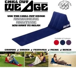 CKB LTD - Chill Out - Luchtbed - Campingstoel - Wedge Opblaasbare Ligstoel - Blauw Strandstoel 1 Persoons Volwassen Luchtbedden Kampeerstoel Vouwstoel Stoel Slaapmatje Slaapmatten Opvouwbaar Volwassenen Tuinstoel Opblaasstoel Kampeerstoelen Lucht -Kampeerclub 1200x1072 1