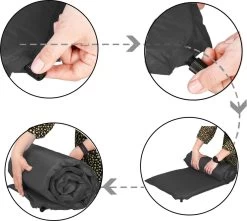 Springos Slaapmat | Zelfopblazend | 180 Cm | Inclusief Hoes | Zwart -Kampeerclub 1200x1072 4