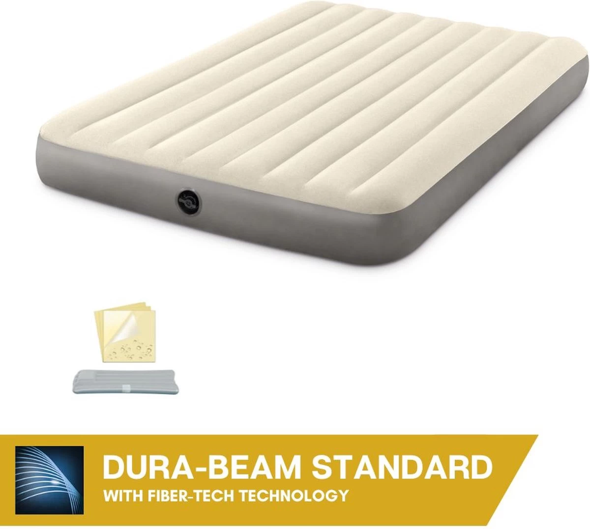 Intex Deluxe High Luchtbed - 2-persoons - 203x152x25 Cm 17 Intex Deluxe High Luchtbed - 2-persoons - 203x152x25 Cm - Afbeelding 17